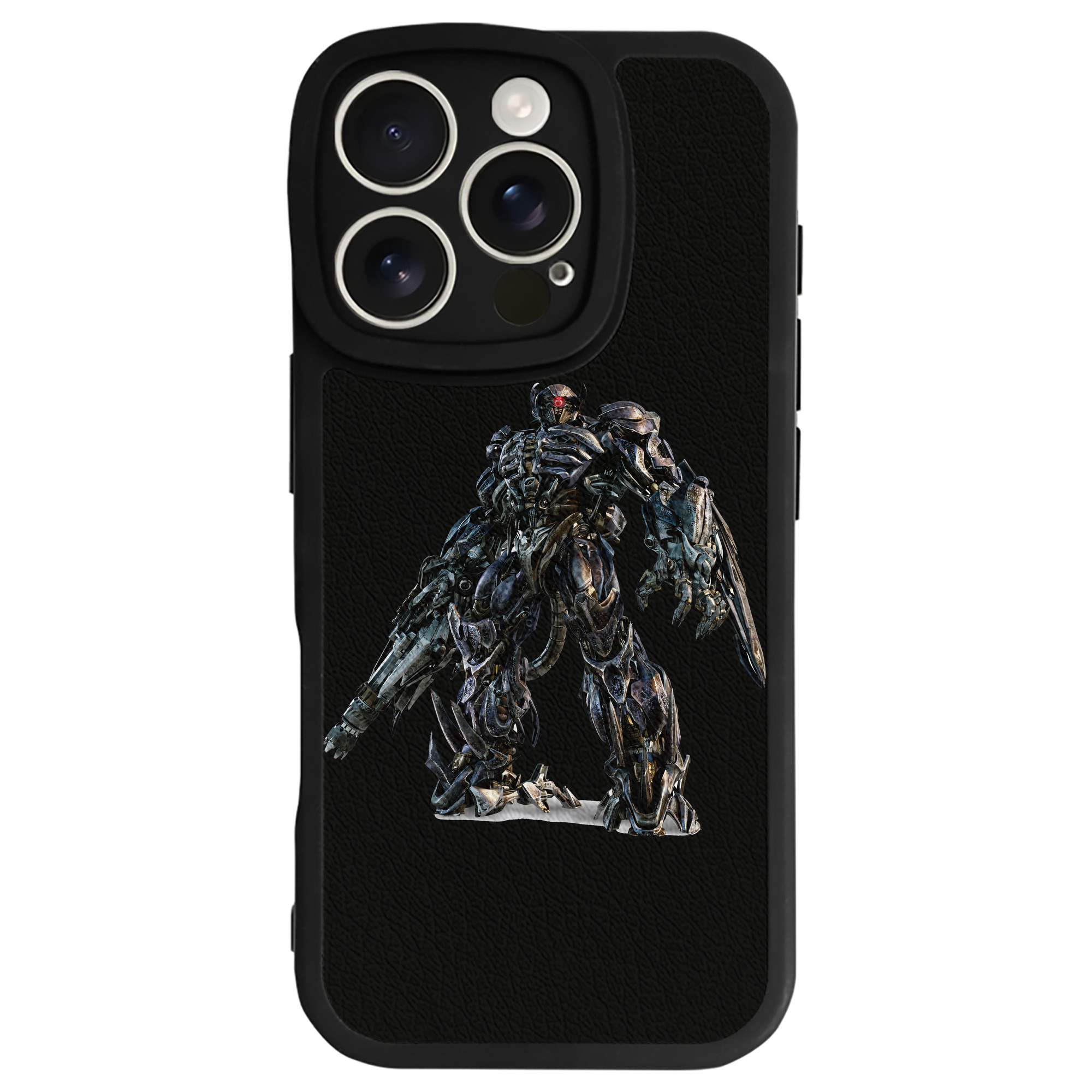 （画像用） Transformers トランスフォーマー 【iPhone 16シリーズ対応】シリコンスマホケース（レザー調） 材質：シリコン